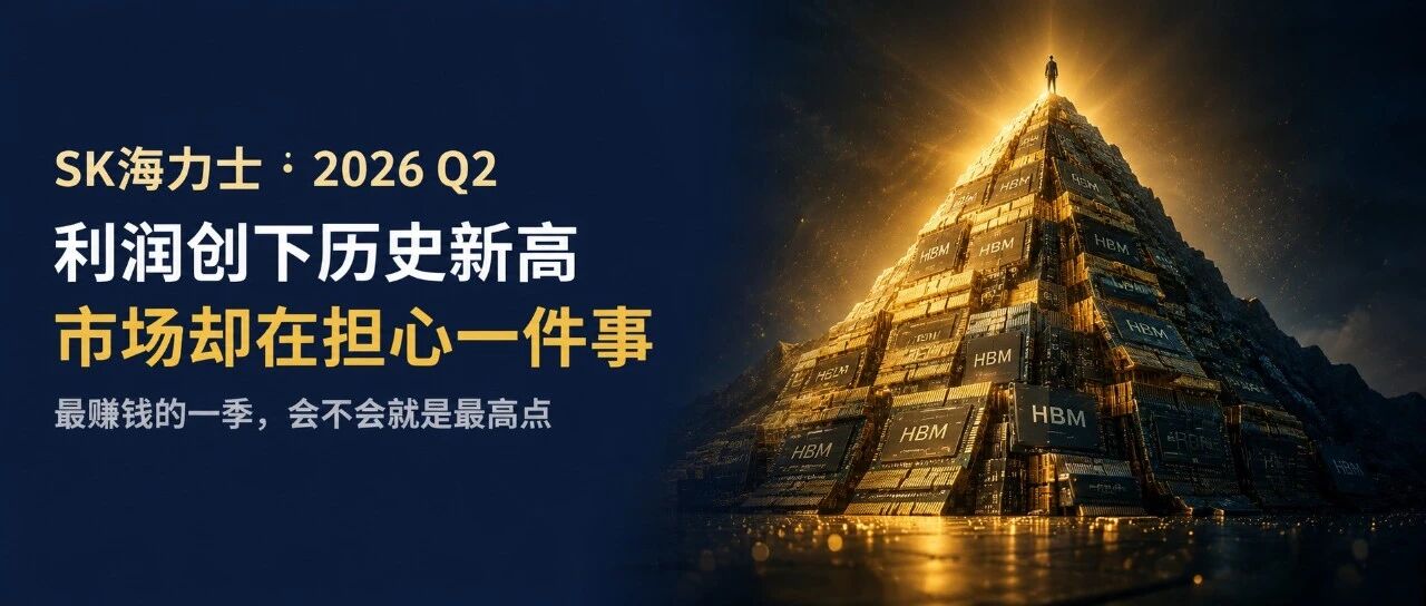 营业利润增长557%，SK海力士股价却跌了：市场在担心什么